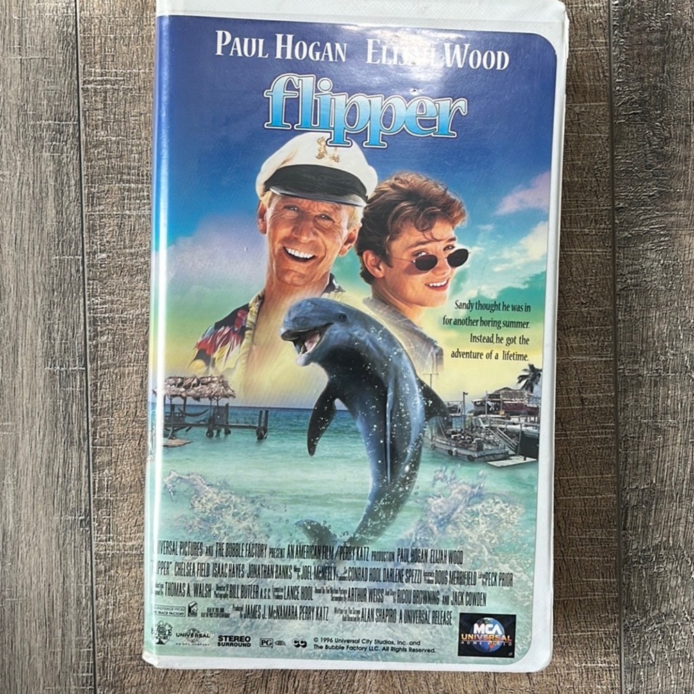 FLIPPER VHS * Vintage * 90s VHS Original Release VHS Classi…2 For $20!L…